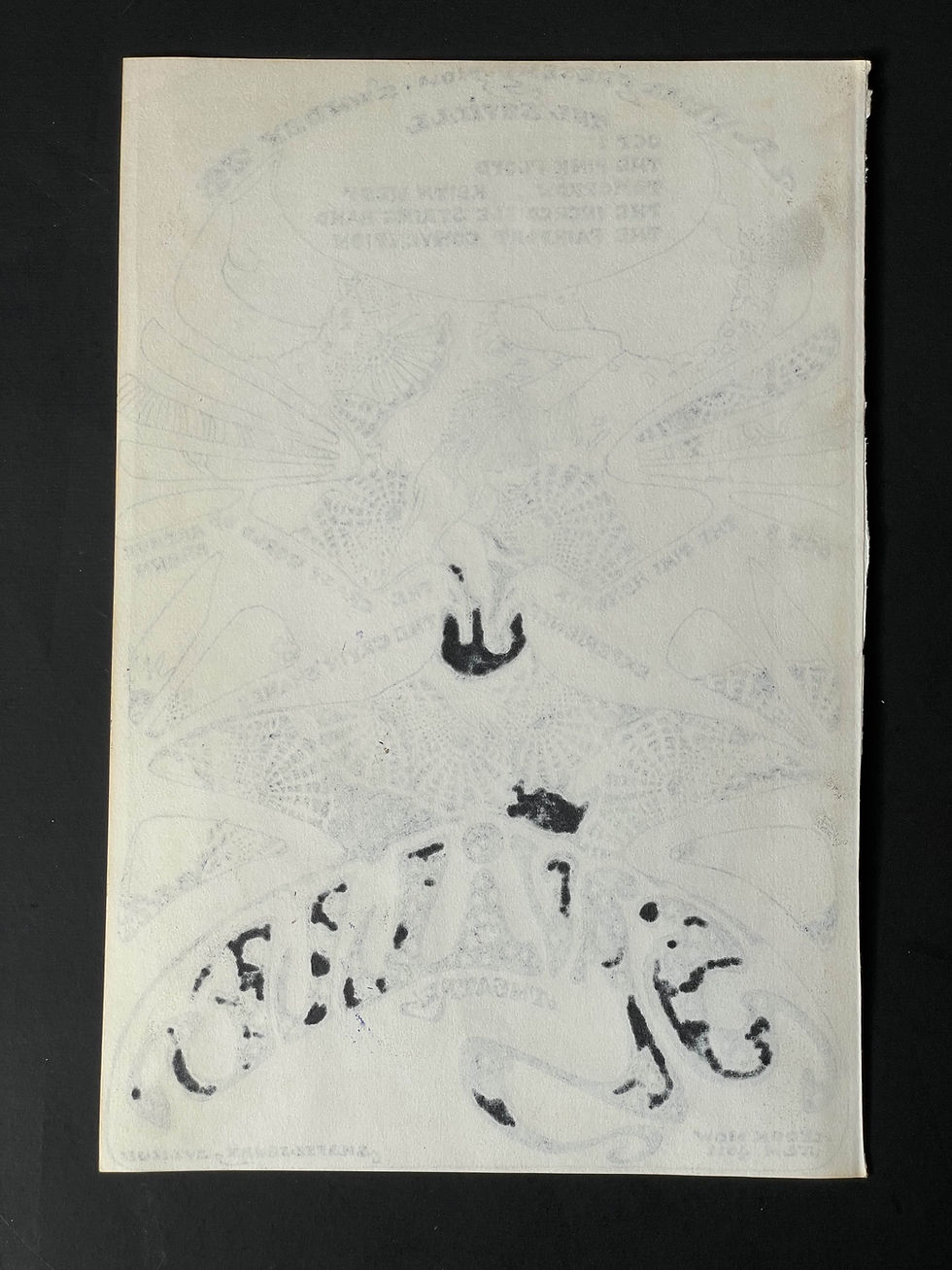 Thumbnail: Pink Floyd Signed 1967 Saville Theater Music Festival Original Poster Artwork