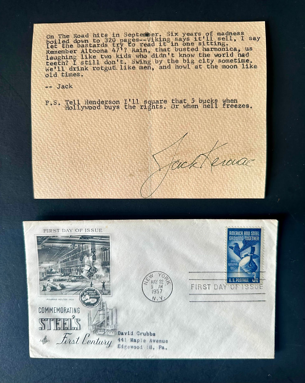 Jack Kerouac 1957 Signed Letter To Old Friend