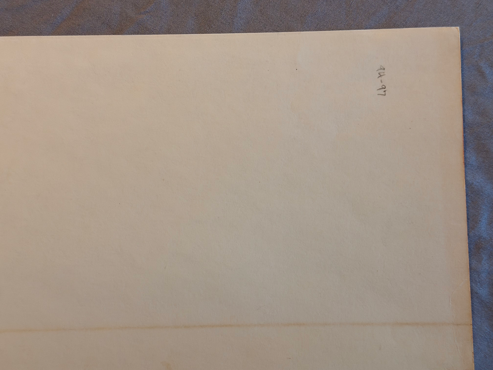 Thumbnail: 1962 Lamborghini Letterhead Signed by Ferruccio Lamborghini - Pastel Chalk