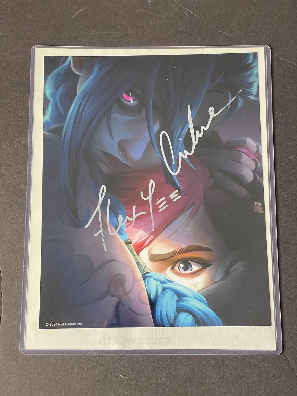 Arcane League of Legends Signed Creators Promo Print
