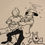 Thumbnail: Hergé - Original Signed Drawing of Tintin and Snowy Dancing Autograph Remi