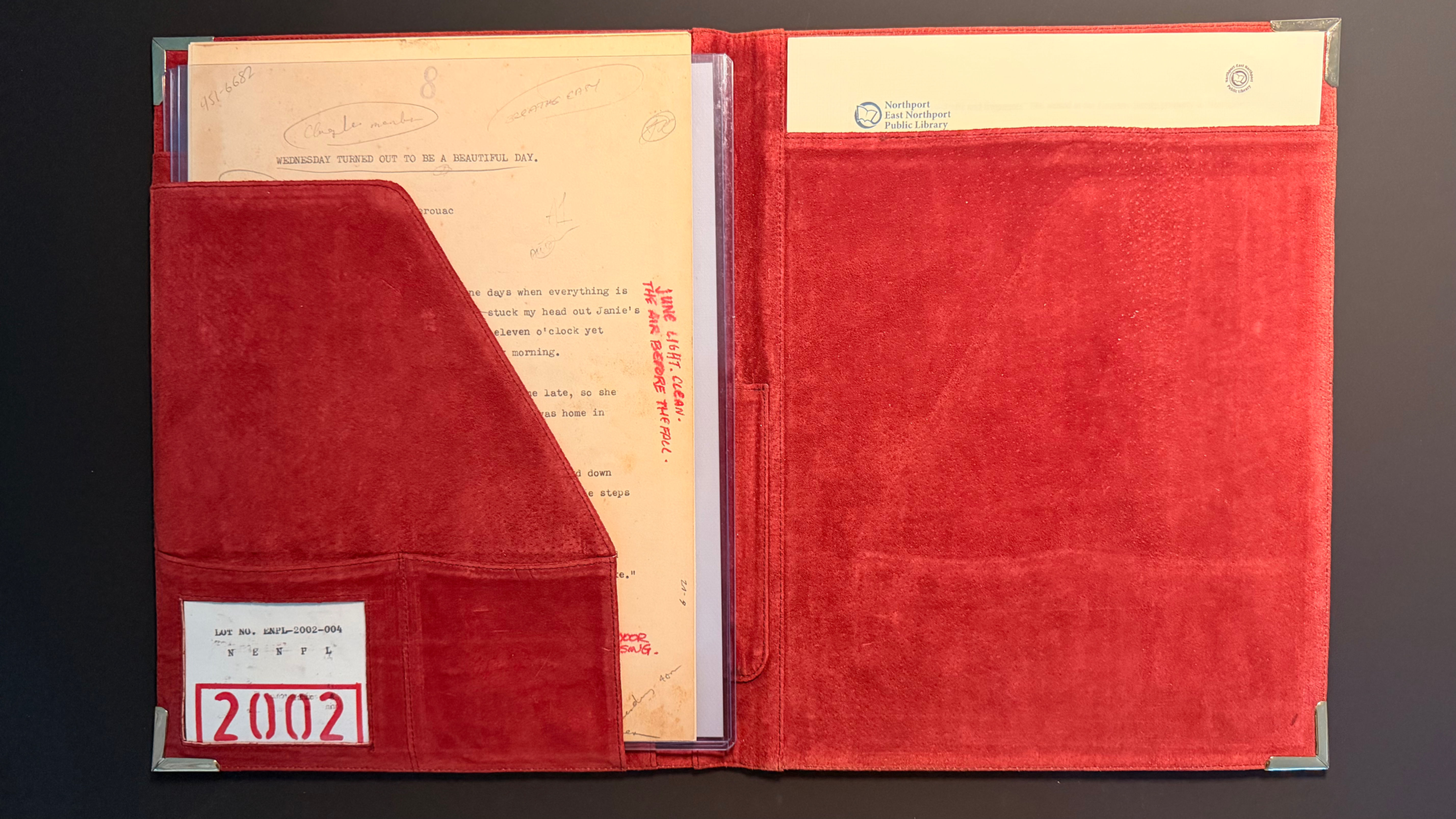 KEROUAC, JACK (1922–1969). ATHWBITT – Original Draft Typescript Chapter 8 