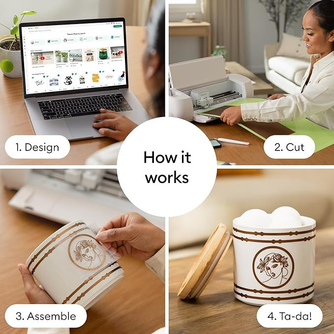 Thumbnail: Cricut Explore 4 - Smart Cutting Machine (Seashell) | Engagement Bundle