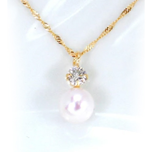 本真珠 K18 ペンダント 豪華 K18あこや真珠8.7mmペンダントネックレス - 真珠専門店 おおば