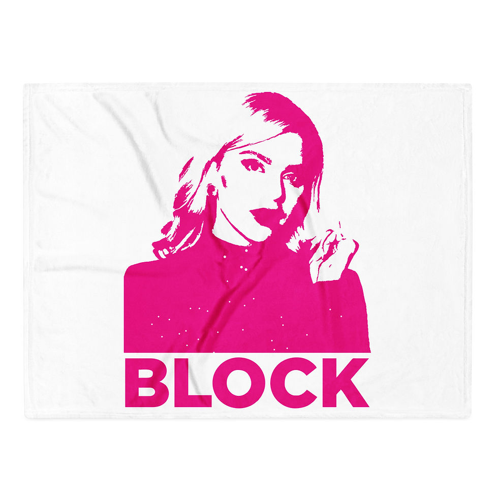 Thumbnail: "BLOCK" Throw Blanket