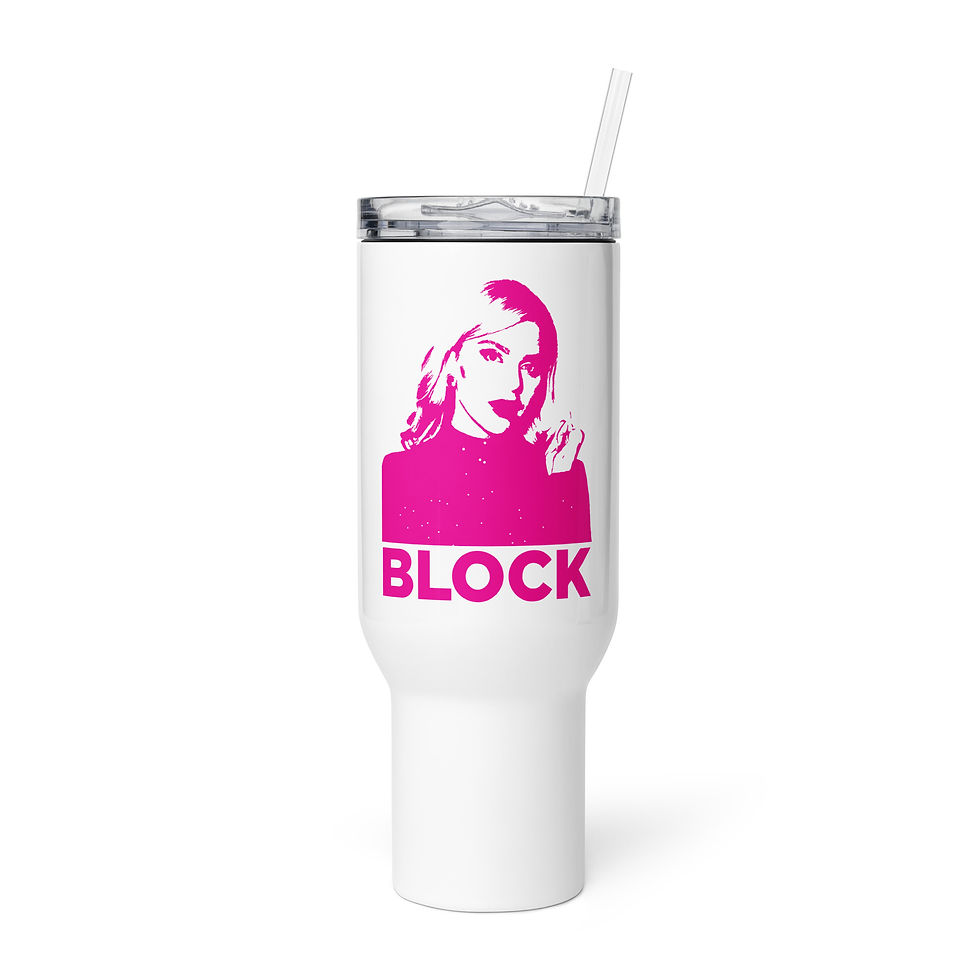 Thumbnail: "BLOCK" Travel mug with a handle