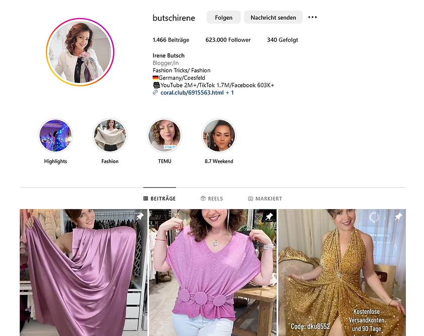 Irene Butsch Fashion • Instagram-Fotos und -Video