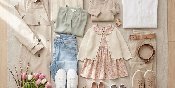 Jarní oblečení pro rodinné focení Brno a okolí – sladěné outfity pro mini focení v zahradě