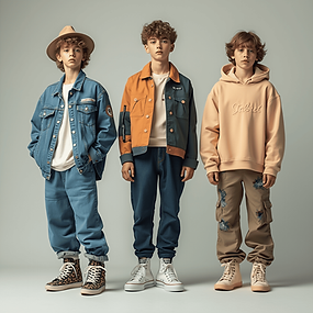 Tři mladí muži v módním oblečení, Street vibes. Fotoateliér Brno – Marcela Kramářová