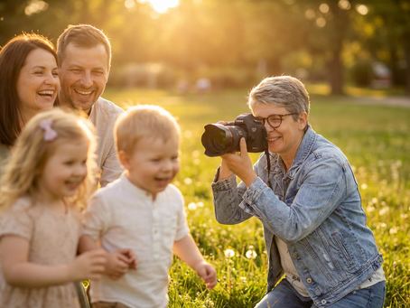 Marcela Kramářová fotí rodinu v přírodě a používá Everbot pro marketing