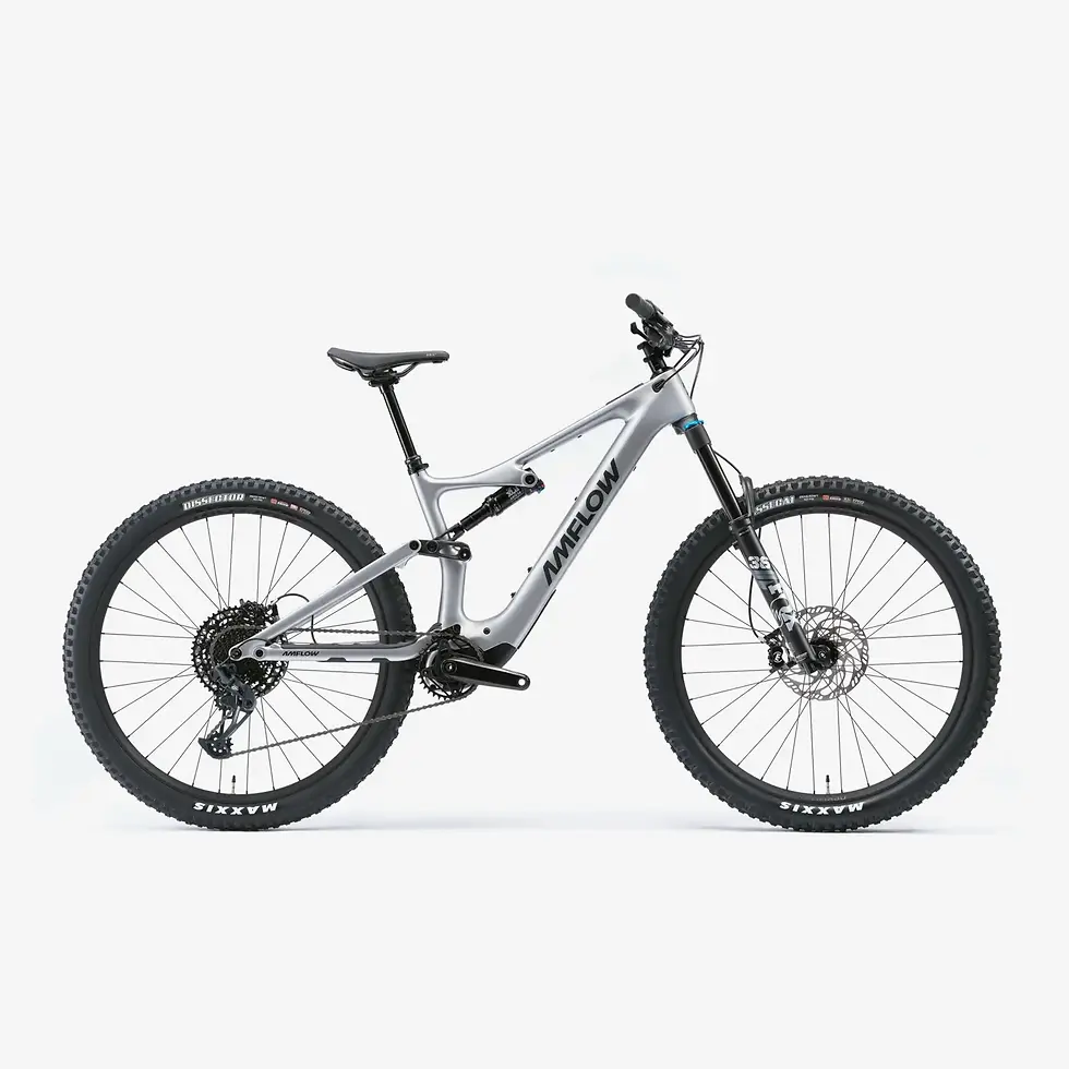AMFLOW PL Carbon electric mountain bike side view