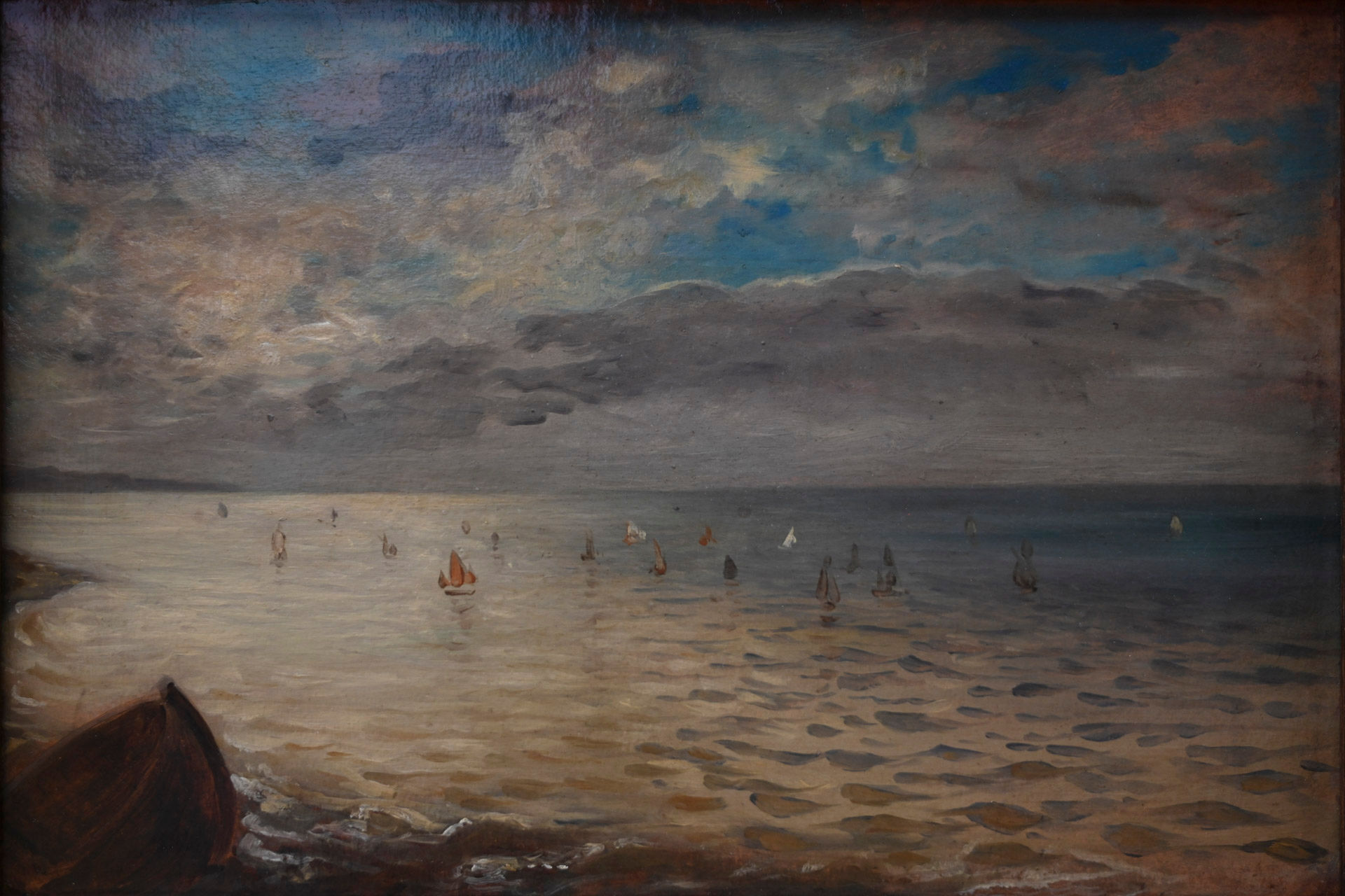 Visuel Kakémono  Delacroix - La mer vue des hauteurs de Dieppe collection « Grand Peintres » Artemuze