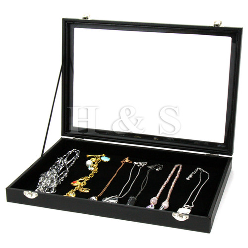 Glass Lid Jewellery Box Basic HSUK