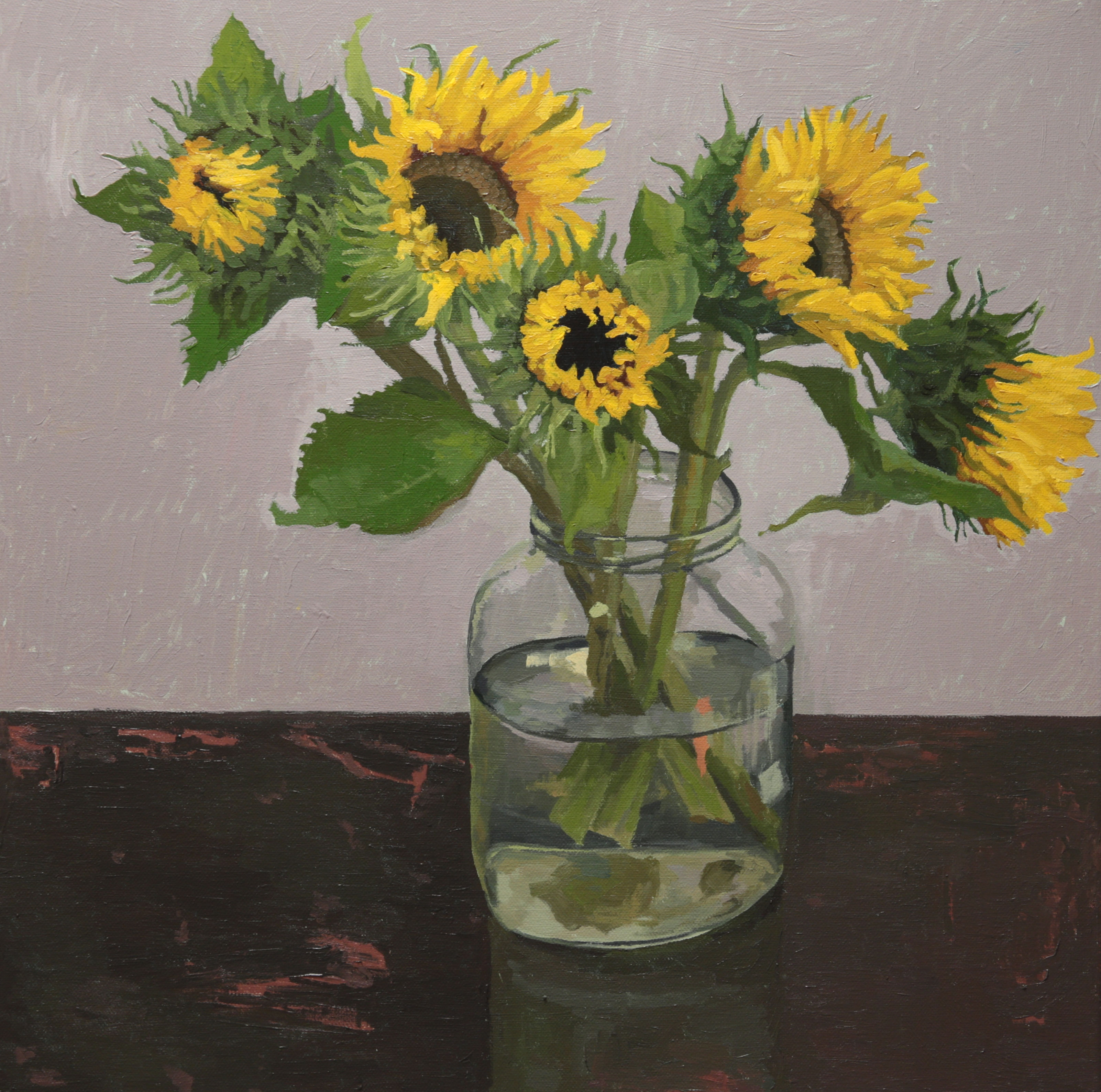 Sunflowers, original painting