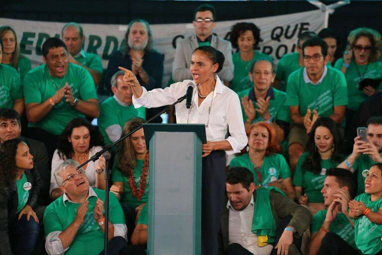marina faz discurso