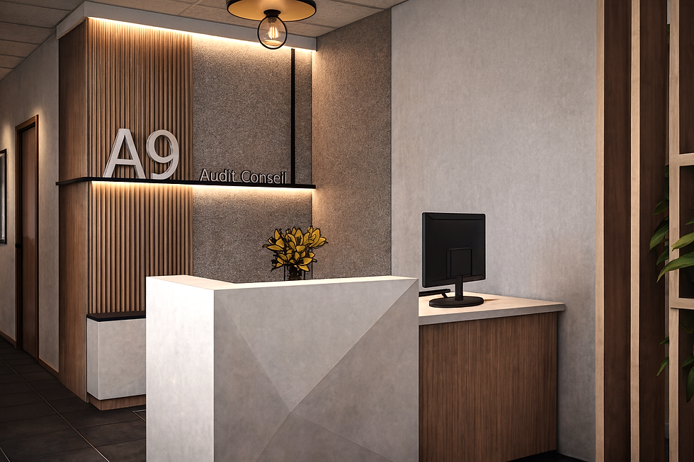 espace accueil projeté