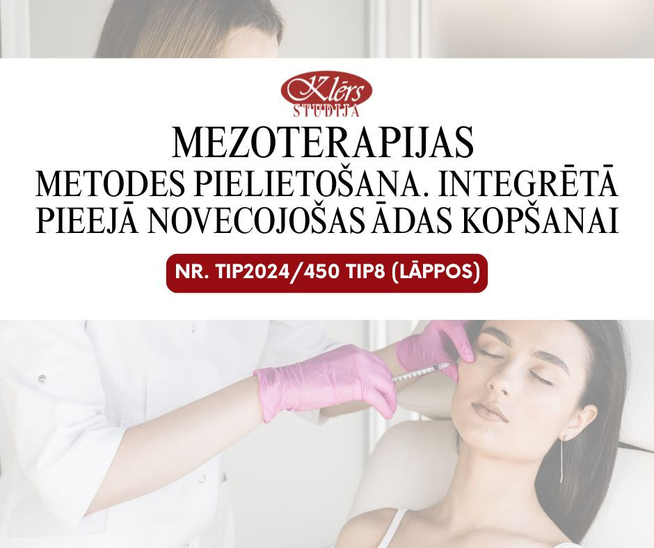 Mezoterapijas metodes pielietošana. (online)
