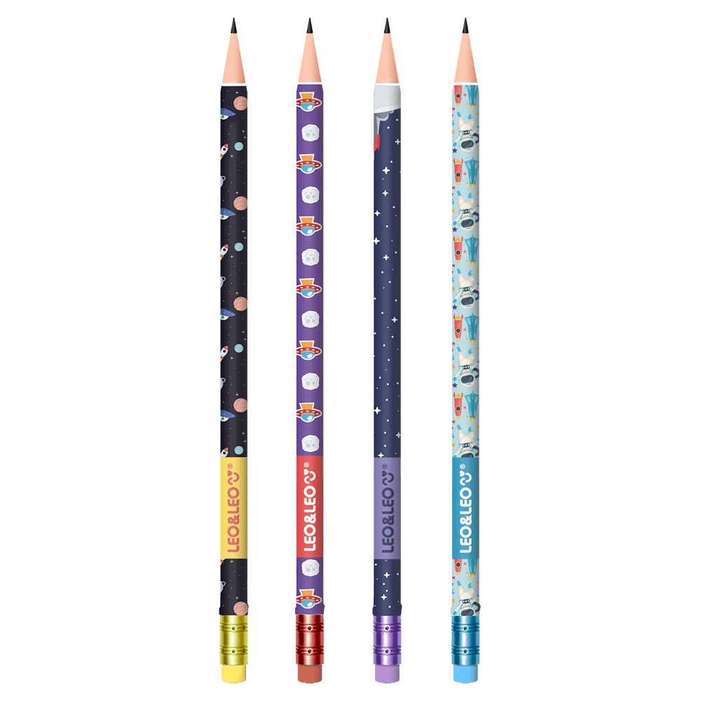 Lapis HB Grafite Astronalta Leo e Leo