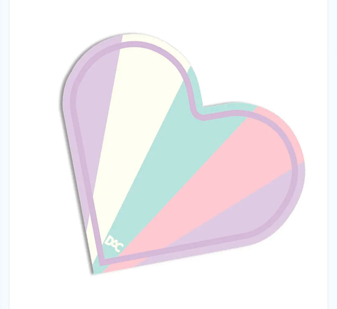 Bloco de Anotações Enjoy Coração com 30 folhas 90g DAC