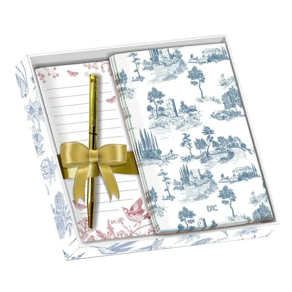 Conjunto 3 Cadernos / bloco / caneta DAC