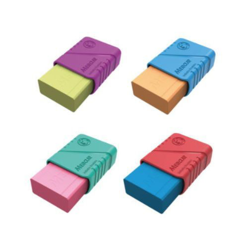 Borracha Colorida Tr Color Mix com Capa em Papel Sortida - Mercur