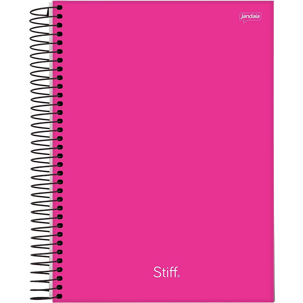 Miniatura: Caderno 10x1 Capa Dura Stiff Slim 160 fls. - Jandaia