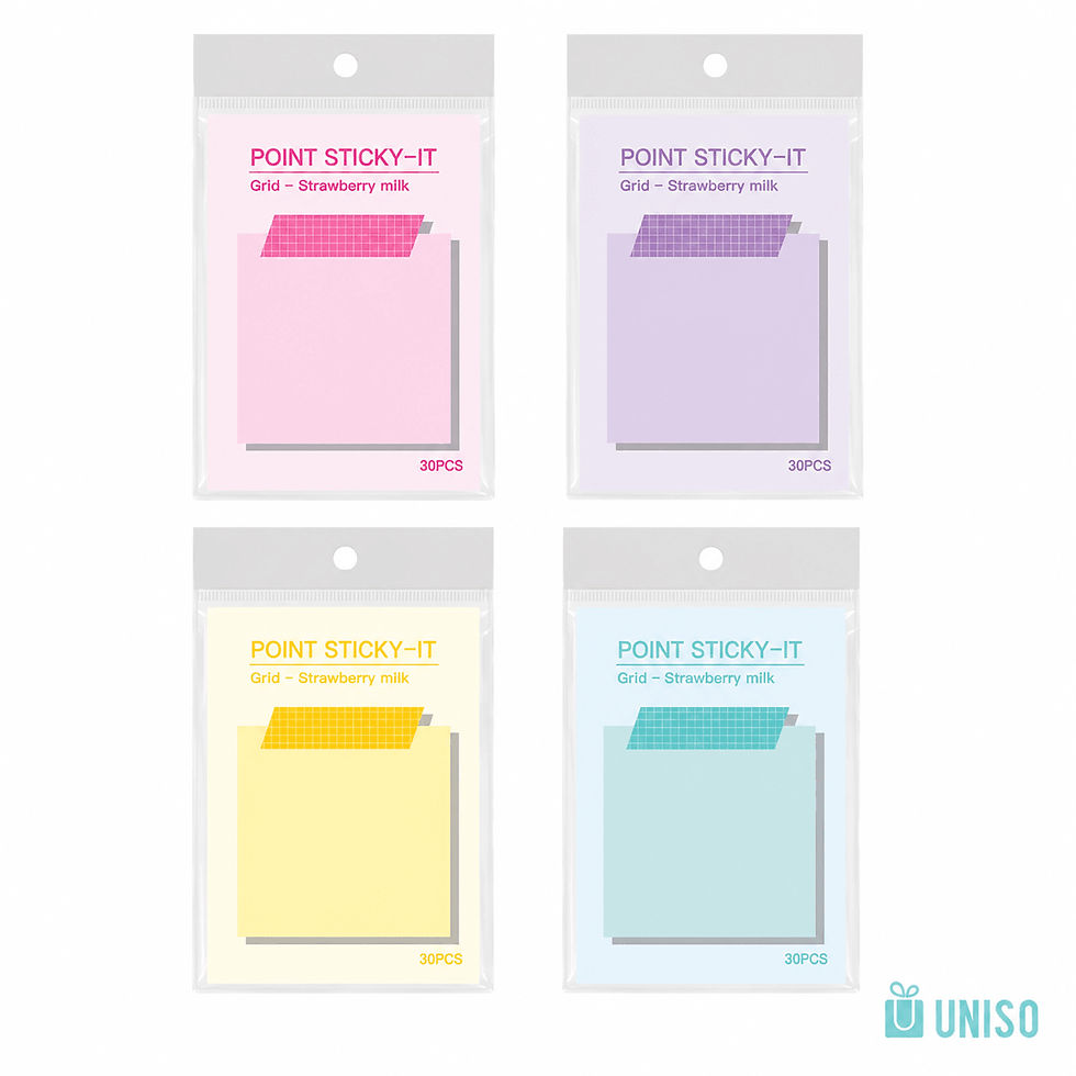 Miniatura: Bloco de Nota Adesivo Sticky- It Pastel 30fls – UNISO – UND