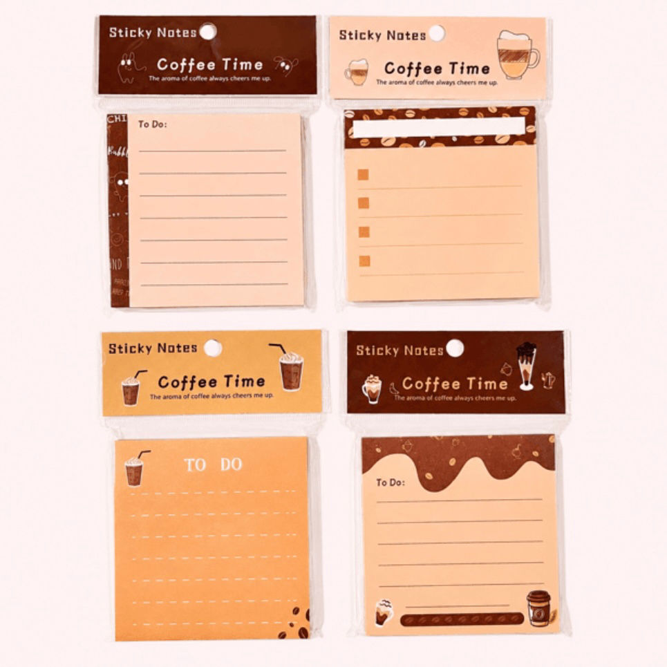 Miniatura: Bloco de Notas Adesivo Coffee Time