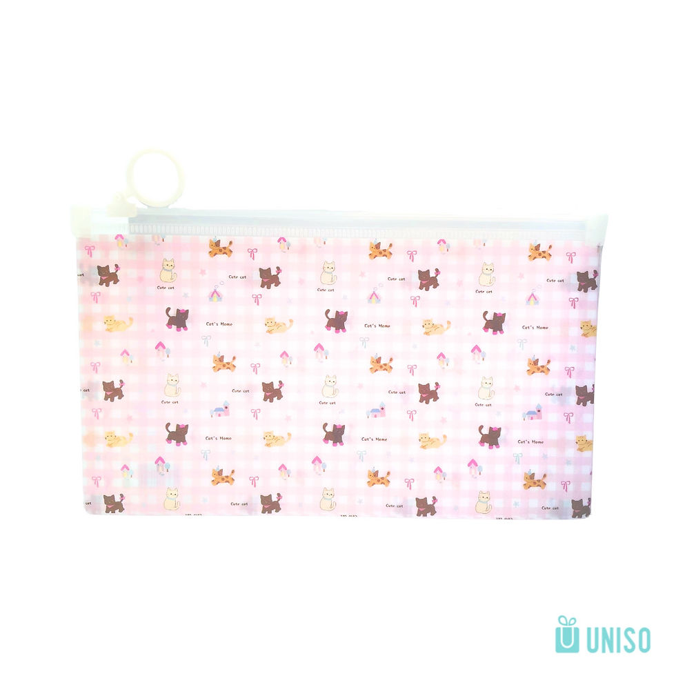 Miniatura: Pasta Zip Bag Multiuso Cute Animal 22×13 B6 – Uniso