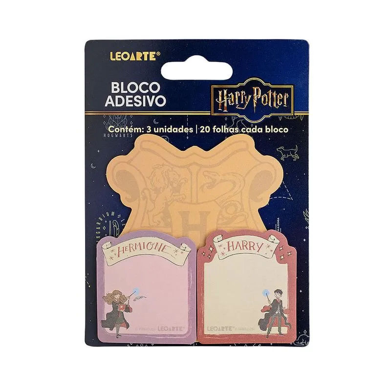 Bloco HARRY POTTER - BLISTER C/ 3 BLOCOS - LEO E LEO