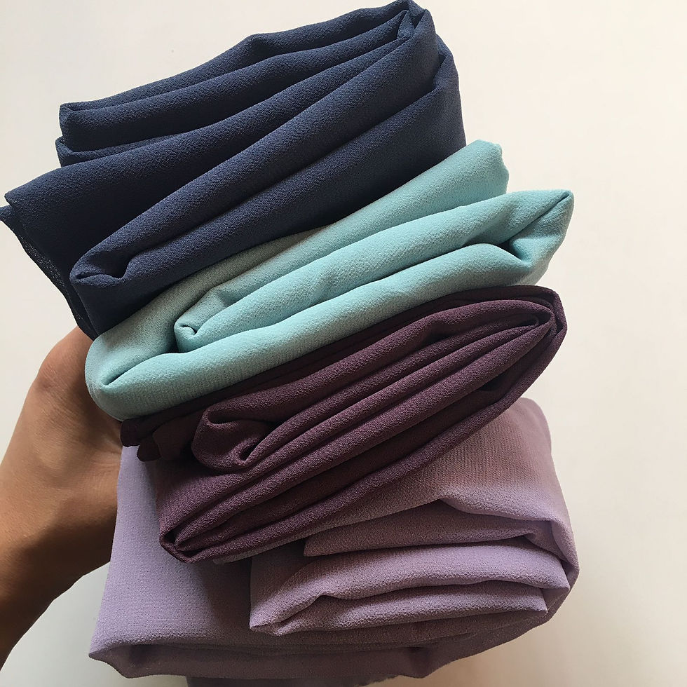 Thumbnail: Cyan Blue Georgette