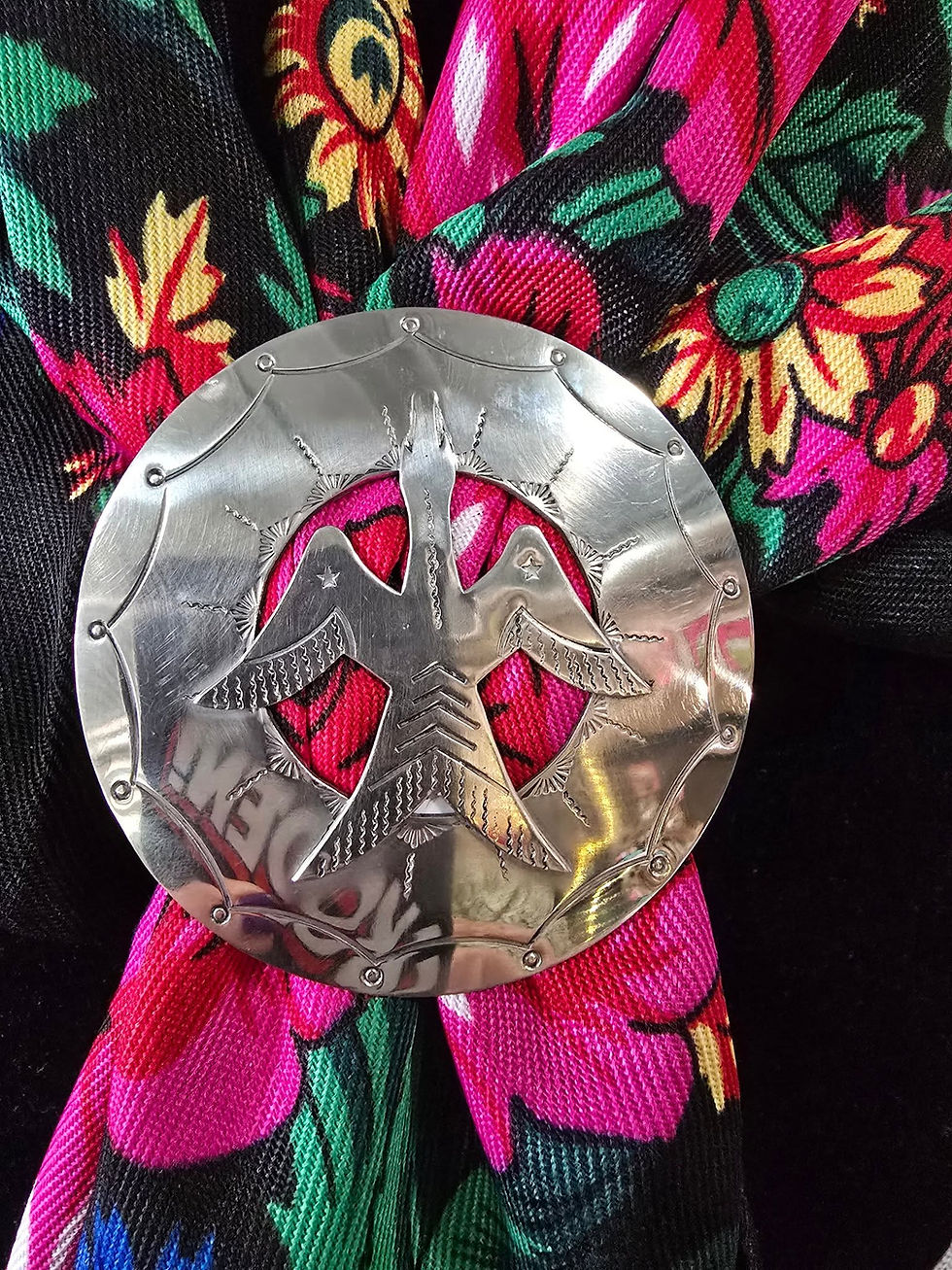 Water Bird scarf slide