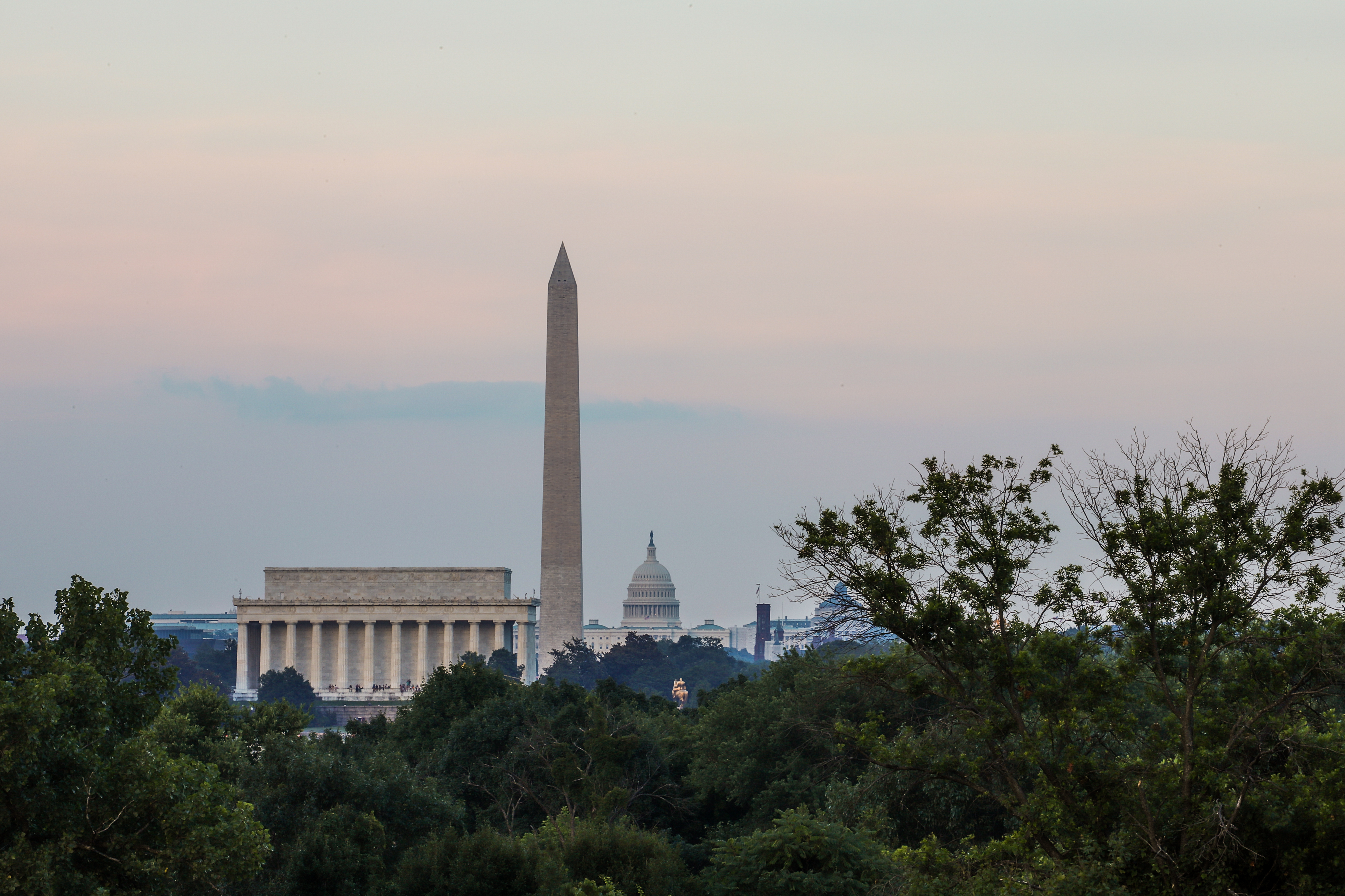 DC Panoramic View of Monuments