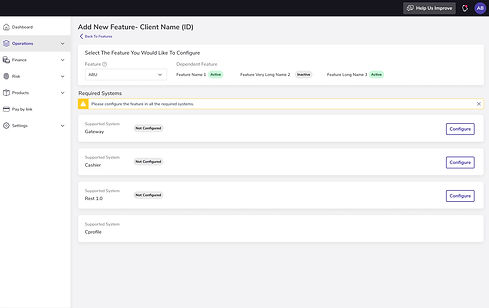 Select Required System