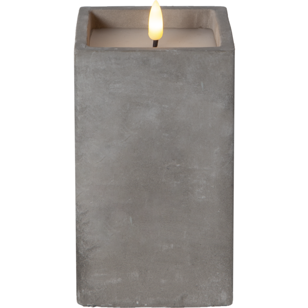 LED Blockljus Flamme Cem 16,5cm