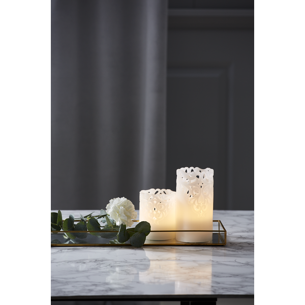 Miniatyrbild: LED Blockljus Mönstrat 10cm