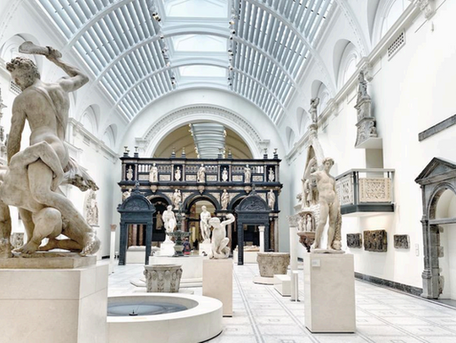 What are museums in the UK doing to meet sustainability targets?