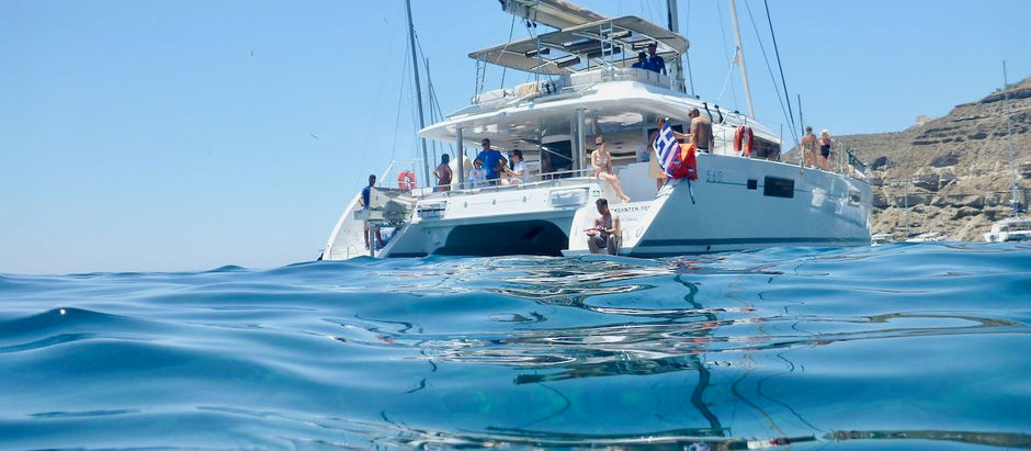 Blue Sky Blue Sea of Santorini