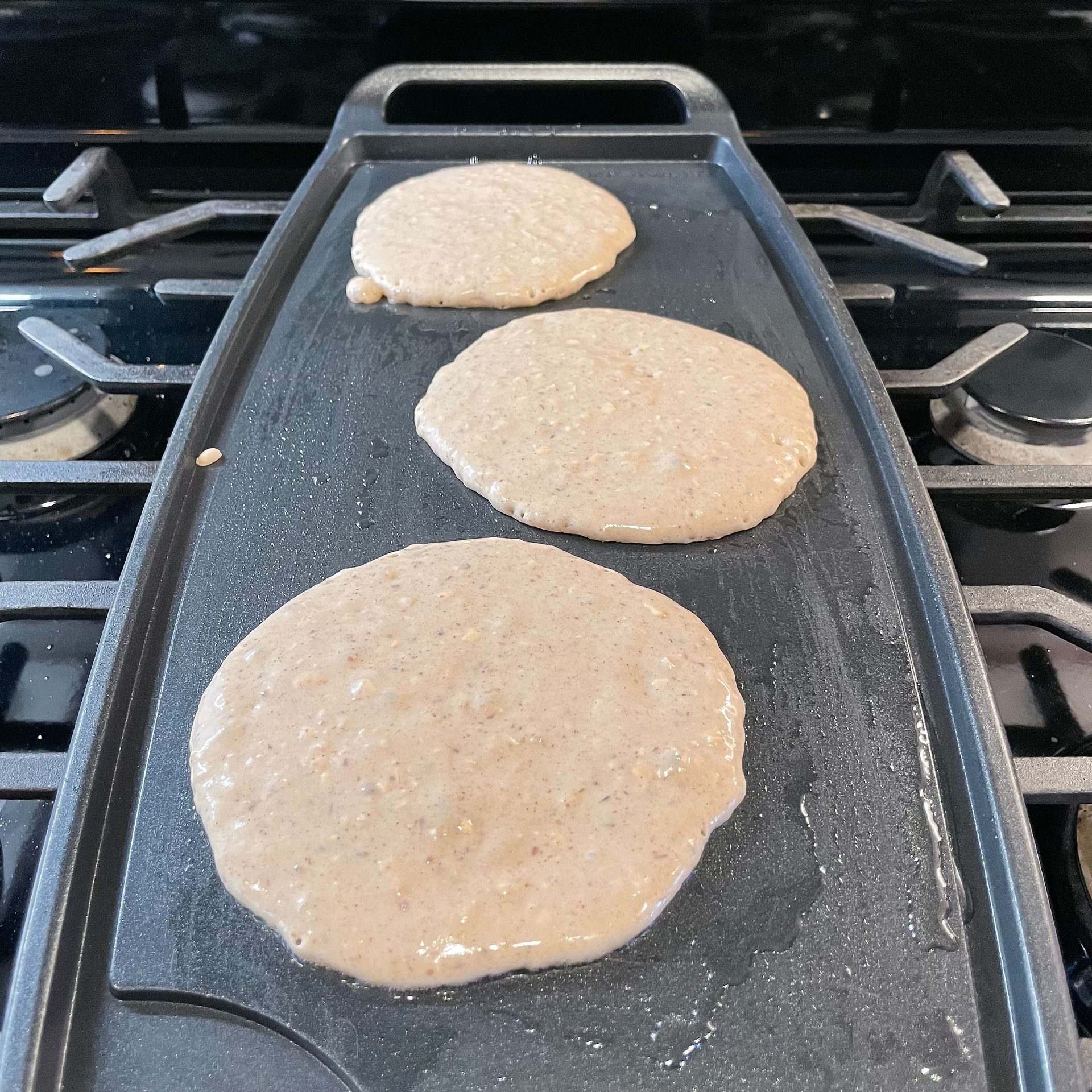 ladle to a griddle