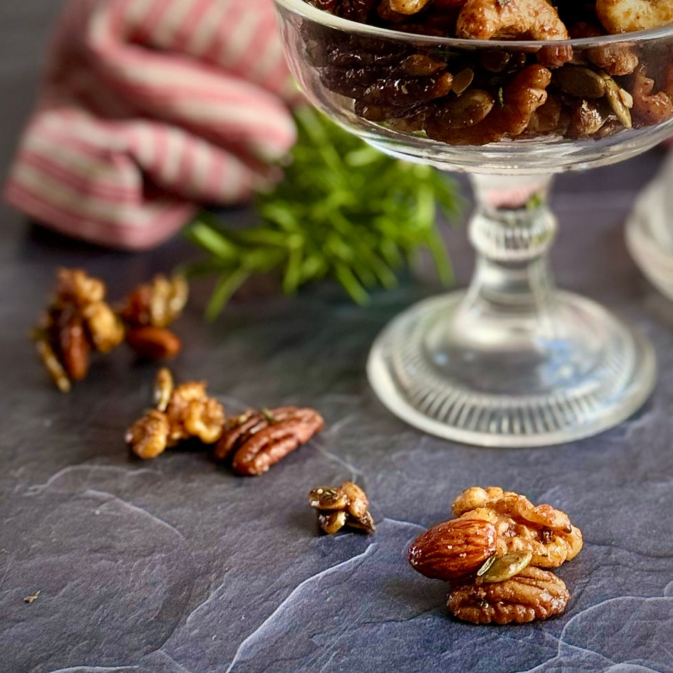 Spiced Nuts with Rosemary