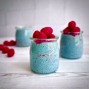 Blue Raspberry Chia Pudding