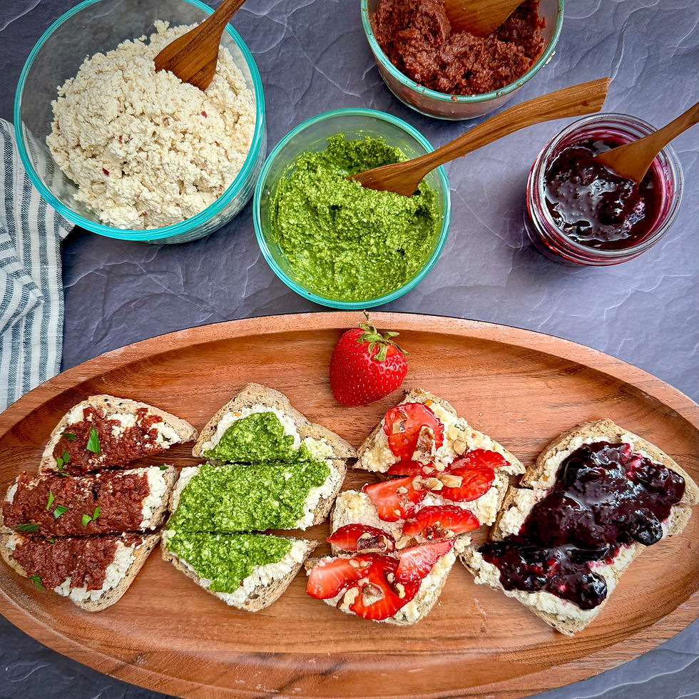 Bruschetta with Tofu Ricotta