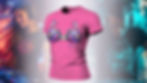 Hot Pink Female Epic DJ Drops DJ Sonic Wave Rider quality t-shirt