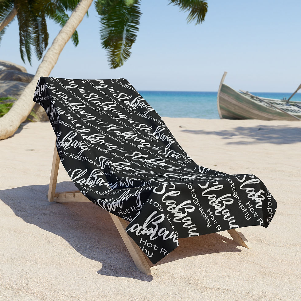 Thumbnail: Bang'n'Slam Script Logo Beach Towel