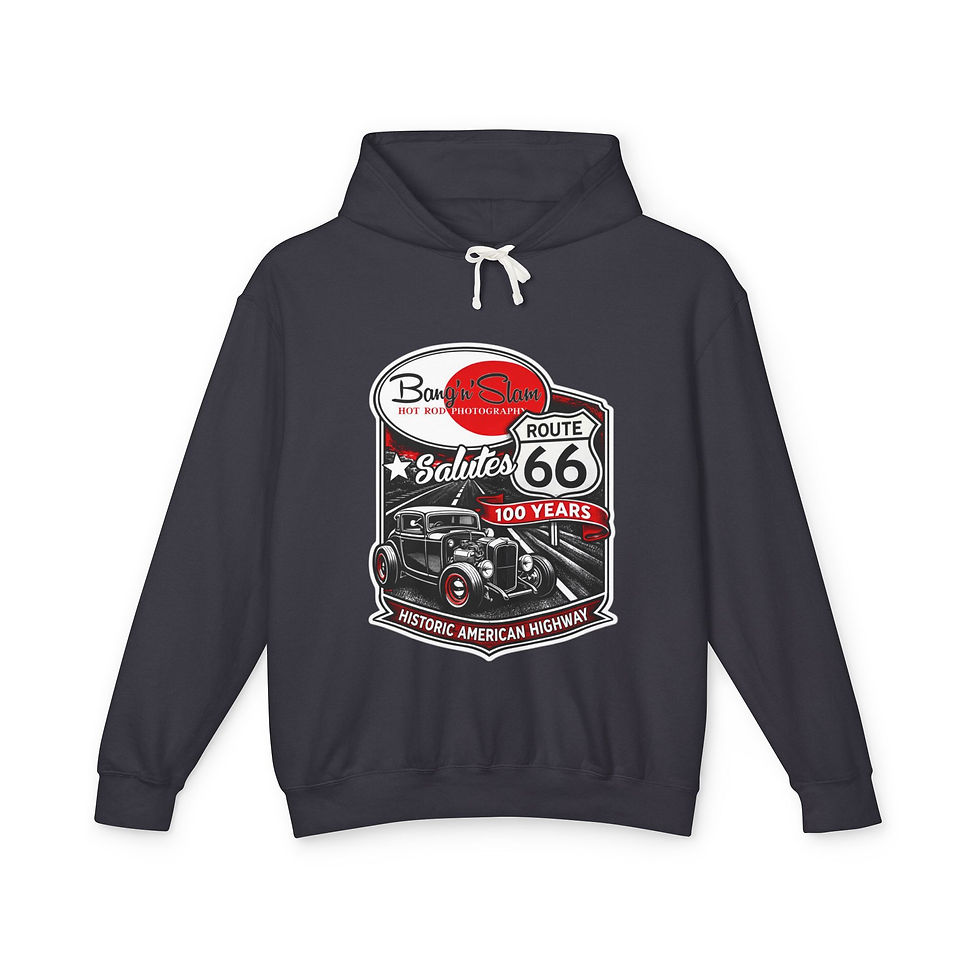 Thumbnail: Bang'n'Slam Salutes 100 Years of Rt 66 - Pullover Hoodie