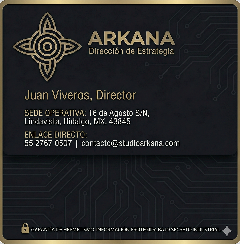 tarjeta de presentacion arkana