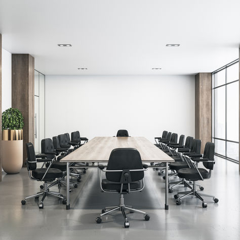 Sala de Consejo de Administración: arquitectura para Comunicación Corporativa frente a NIS — Arkana Media