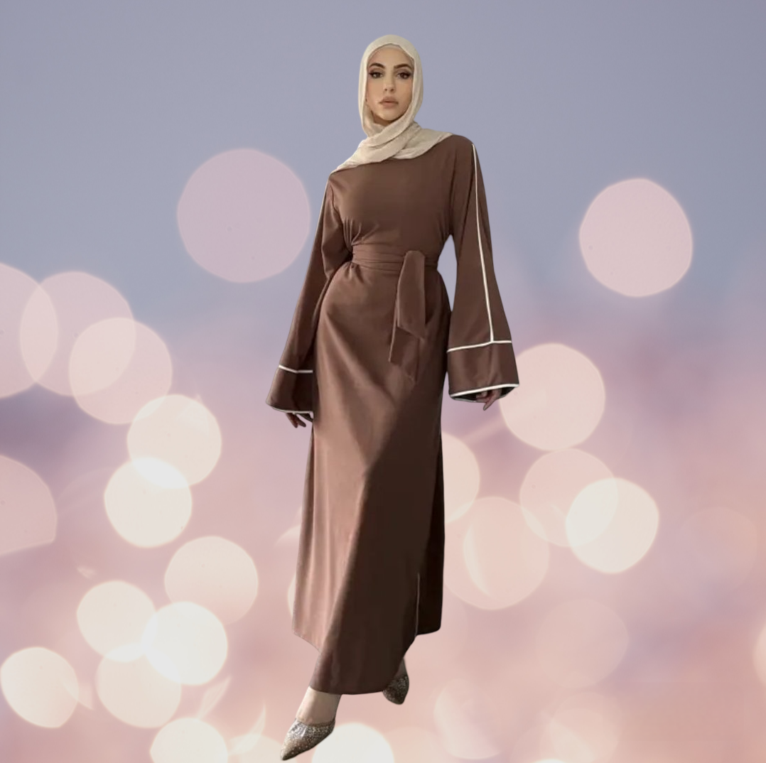 Jazz Crepe Kimono Abaya