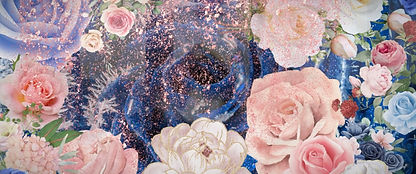 Collage of various roses