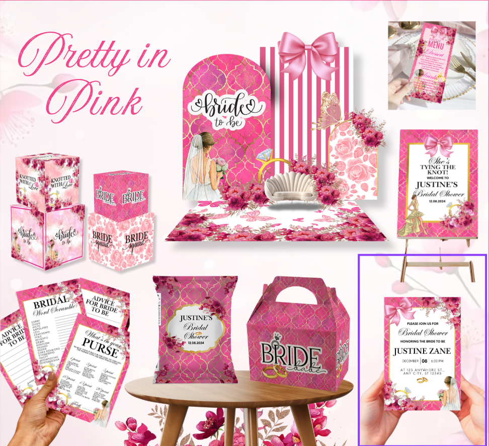 Thumbnail: Bridal Shower Party Room Transformation Templates